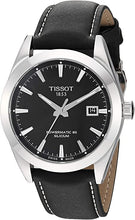 Load image into Gallery viewer, Tissot mens Gentleman Stainless Steel Dress Watch Black T1274071605100