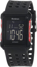 Load image into Gallery viewer, Armitron Sport Men&#39;s 408177RED Chronograph Black and Red Digital Watch
