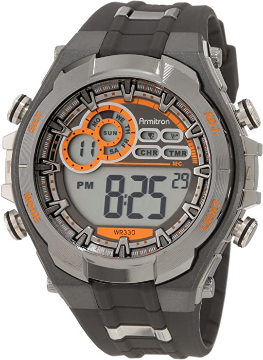 Armitron Sport Men's 408188GMG Digital Watch