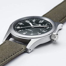 Load image into Gallery viewer, Hamilton Khaki Green Field Officer Mechanical Mens Watch H69439363 38mm Mens Watches