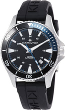 Load image into Gallery viewer, Hamilton H82315331 Khaki Navy Scuba Men&#39;s Watch Black 40mm Stainless Steel
