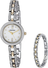 Load image into Gallery viewer, Armitron Women's 75/5528MPTTST Swarovski Crystal Accented Two-Tone Watch and Bracelet Set