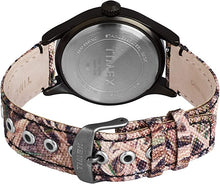Load image into Gallery viewer, Timex x Mossy Oak Men's Expedition Scout 40mm Watch Shadow Grass Blades Camo Fabric & Leather Strap