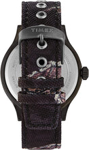 Load image into Gallery viewer, Timex x Mossy Oak Men&#39;s Expedition Scout 43mm Watch Â Eclipse Camo Fabric &amp; Leather Strap
