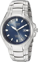 Load image into Gallery viewer, Citizen Men's Eco-Drive Titanium Watch with Date