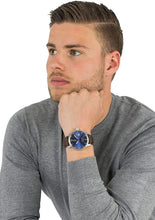Load image into Gallery viewer, Invicta Men's I-Force 44mm Silver/Blue Dial Stainless Steel Watch with Brown Leather Band, (Model: 15254)