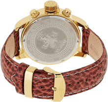 Load image into Gallery viewer, Invicta Men's Force Yellow Gold Japanese-Quartz Watch with Leather Strap, Brown, 22 (Model: 3329)