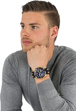 Load image into Gallery viewer, Invicta Men's Pro Diver Scuba 48mm Gold Tone Stainless Steel Quartz Watch with Black Silicone Strap, Blue (Model: 6983)