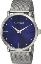 Load image into Gallery viewer, Caravelle min/ Max Quartz Mens Watch, Stainless Steel , Silver-Tone (Model: 43A149)