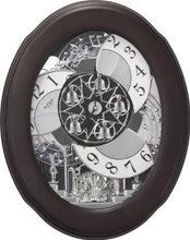 Load image into Gallery viewer, Rhythm Clocks &quot;Nostalgia Espresso&quot; Magic Motion Clock
