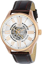 Load image into Gallery viewer, Invicta Men&#39;s Vintage Analog Display Automatic Self Wind Brown Watch, Gold, Rose Gold, 22 (Model: 22569, 17186)
