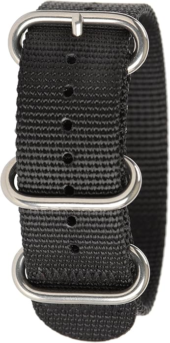 BERTUCCI DX3 B-183 Black 22mm Nylon Watch Band