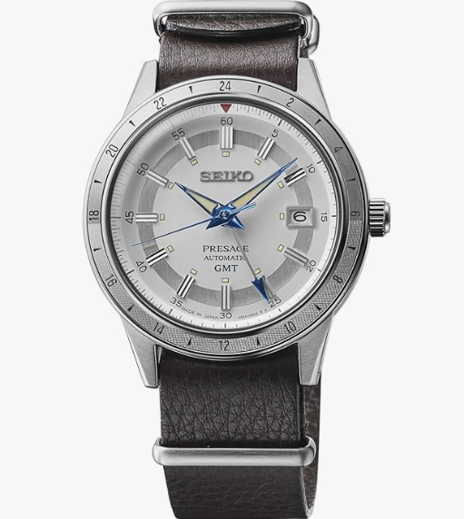 SSK015 SEIKO Presage Style 60's GMT 110th Anniversary Limited Edition Automatic Watch