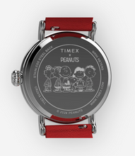 Load image into Gallery viewer, Timex x Peanuts Standard Snoopy Santa 40mm Leather Strap Watch
