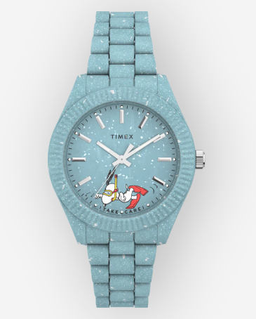 Timex Legacy Ocean x Peanuts 37mm Recycled Bracelet Watch