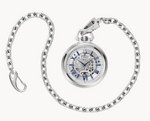 Load image into Gallery viewer, Silver-Tone Dial Stainless Steel Chain Sutton 96A304 Bulova
