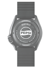Load image into Gallery viewer, SEIKO 5 Sports x Pepsi® Limited Edition GMT Watch, Automatic Movement, Black Stainless Steel Case, 42.5mm Diameter, Silicon Band SSK047
