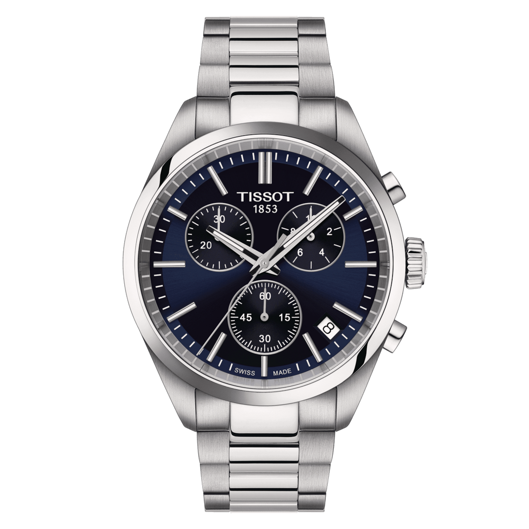 TISSOT PR 100 Chronograph Blue Dial