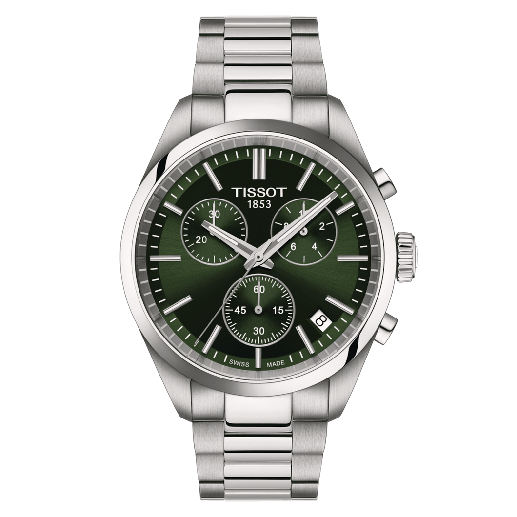 TISSOT PR 100 Chronograph Green Dial