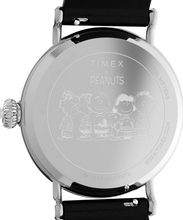 Load image into Gallery viewer, Timex Standard x Peanuts Featuring Snoopy Happy Birthday 40mm Leather Strap Watch
