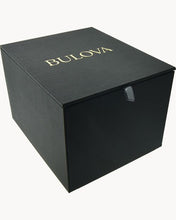 Load image into Gallery viewer, Bulova Wilton GMT Silver with Black Leather Band
