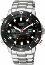 Load image into Gallery viewer, Citizen Men&#39;s JT3034-57E Eco-Drive Chronograph Stainless Steel Watch
