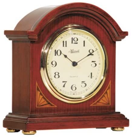 Hermle Barrister Style Elegant Cherry Quartz Bracket Clock 22853-N92100