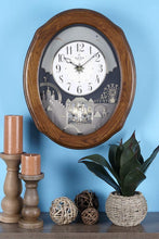 Load image into Gallery viewer, Rhythm Clocks &quot;Joyful Timecracker Oak&quot; Magic Motion Clock
