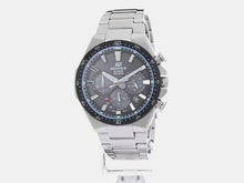 Load and play video in Gallery viewer, Casio Men&#39;s Edifice Quartz Watch with Stainless-Steel Strap, Silver, 20 (Model: EQS-800CDB-1AVCF)
