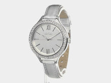 Load and play video in Gallery viewer, Caravelle New York Women&#39;s 43L167 Analog-Display Japanese-Quartz Silver-Tone Watch
