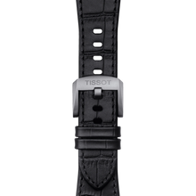 Load image into Gallery viewer, TISSOT OFFICIAL BLACK PRX LEATHER STRAP WITH STEEL ENDPIECE T852047562
