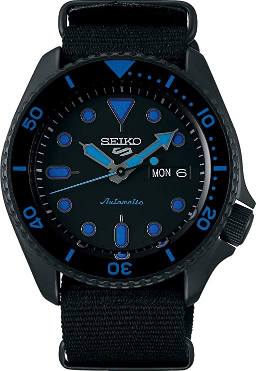 Seiko SRPD81 Seiko 5 Sports Men's Watch Black 42.5mm Stainless Steel