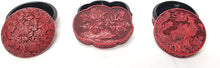 Load image into Gallery viewer, Maitland-Smith Set of Three Painted Faux Cinnabar Lacquer Lidded Boxes 1142-920
