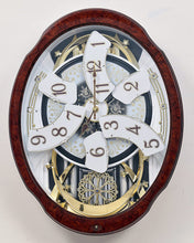 Load image into Gallery viewer, Rhythm Clocks &quot;Woodgrain Marvelous&quot; Magic Motion Clock
