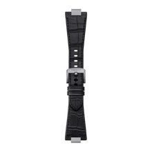 Load image into Gallery viewer, TISSOT OFFICIAL BLACK PRX LEATHER STRAP WITH STEEL ENDPIECE T852047562
