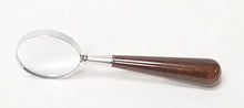 Load image into Gallery viewer, 6&quot; Cherry Wooden Handle Magnifying Glass
