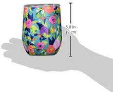 Load image into Gallery viewer, Mary Square Drink Nantucket Stainless Tumbler, 12 oz, Floral
