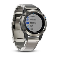 Load image into Gallery viewer, Garmin Quatix 5 Marine GPS Smartwatch - Stainless Steel Sapphire w/Metal Band
