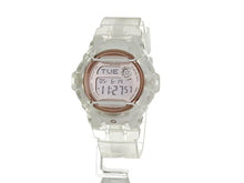 Load and play video in Gallery viewer, Casio Stainless Steel Watch with Resin Strap, Clear, 19 (Model: BG-169G-7BCR)
