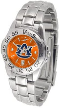 Load image into Gallery viewer, Auburn University Tigers Sport Steel Band Ano-chrome - Ladies - Women&#39;s College Watches

