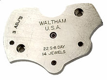 Load image into Gallery viewer, Waltham AN5743 22004 - Bridge Assembly - Center Second
