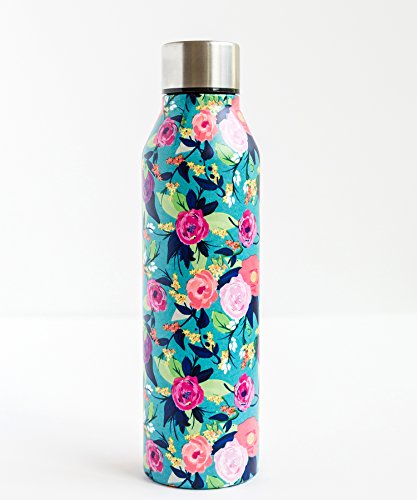 Mary Square 'Nantucket' Stainless Steel Bottle, 3 x 12 x 3 inches, Multicolor