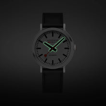 Load image into Gallery viewer, Mondaine Official Swiss Railways Watch Original Automatic Backlight 41 mm | Black MST.4161B.LB
