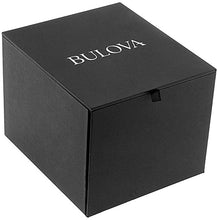 Load image into Gallery viewer, Bulova Classic Chronograph Mens Watch, Stainless Steel with Black Leather Strap, Silver-Tone (Model: 96B310)
