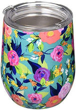 Load image into Gallery viewer, Mary Square Drink Nantucket Stainless Tumbler, 12 oz, Floral
