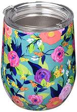 Load image into Gallery viewer, Mary Square Drink Nantucket Stainless Tumbler, 12 oz, Floral
