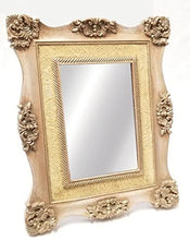 Load image into Gallery viewer, Russ Home Antiqued Victorian Style Desk Mirror

