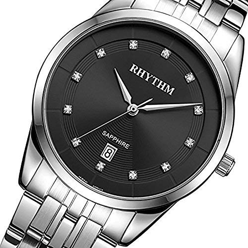 Stainless Steel Sapphire Rhythm Watch G1301S02
