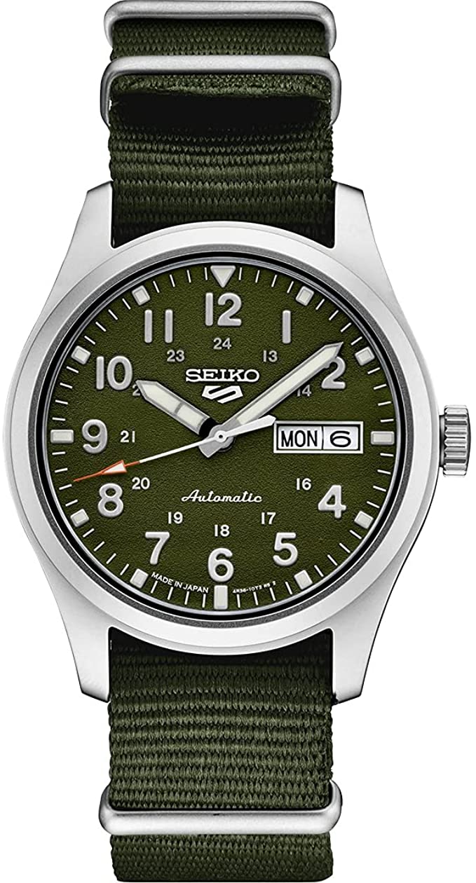 Seiko SRPG33 Seiko 5 Sports Men's Watch Green 39.4mm Stainless Steel
