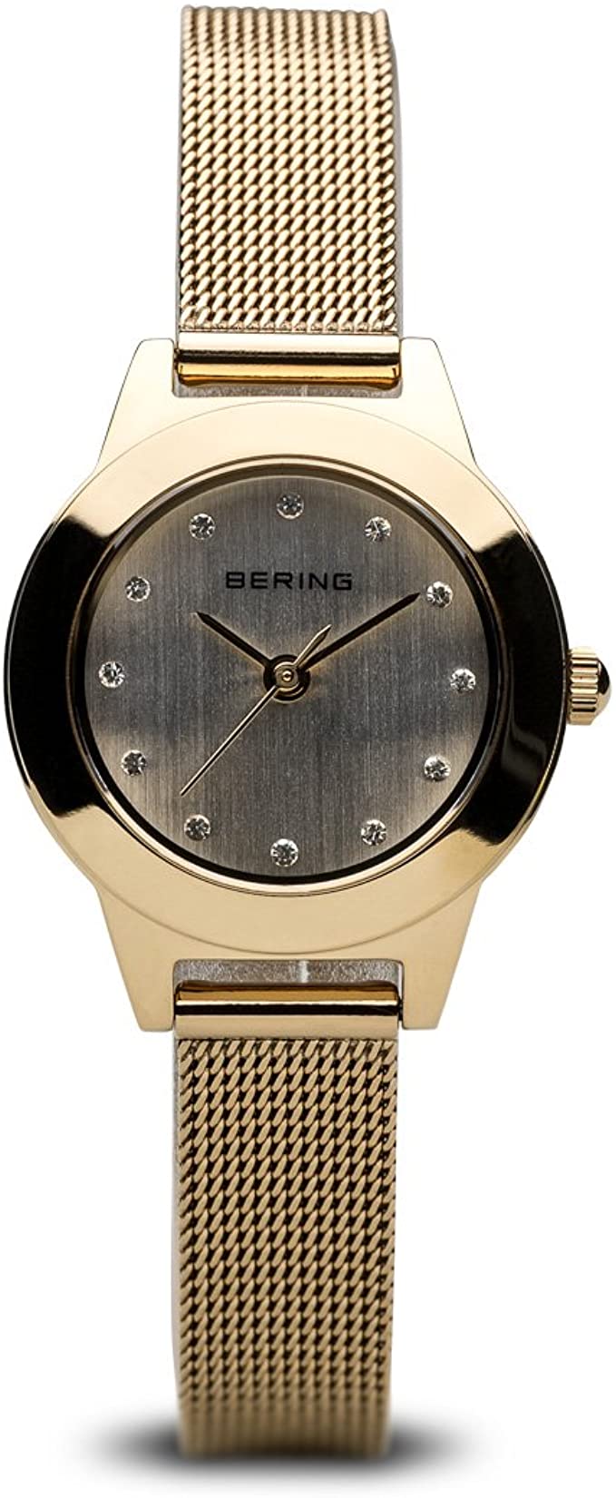 BERING Time | Women's Slim Watch 11125-334 | 25MM Case | Classic Collection | Stainless Steel Strap | Scratch-Resistant Sapphire Crystal | Minimalistic - Designed in Denmark